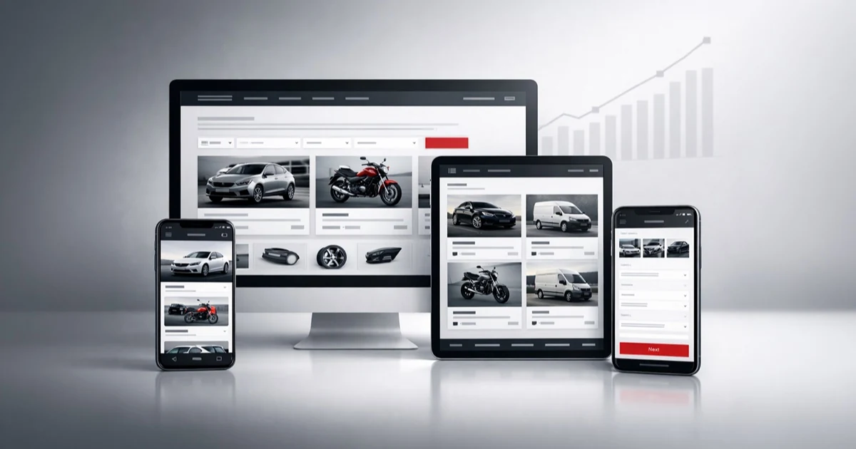 Visual context for building a leading digital vehicle marketplace