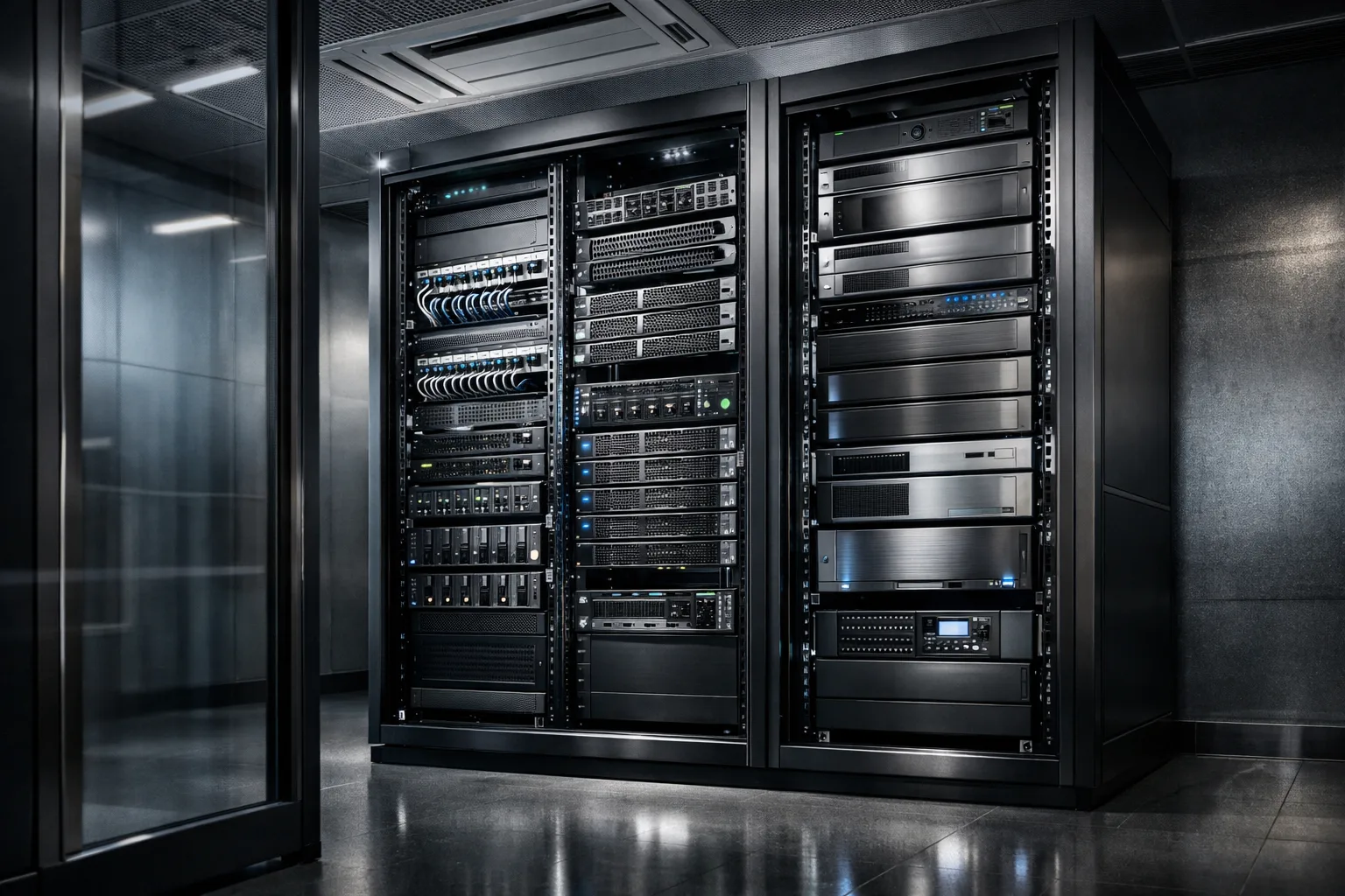 Server infrastructure for local LLM setups and controlled AI environments