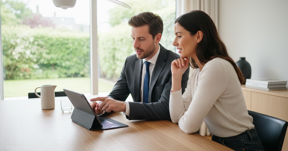 Visual intro for the anonymized case on mobile workplace and operational governance in a large enterprise