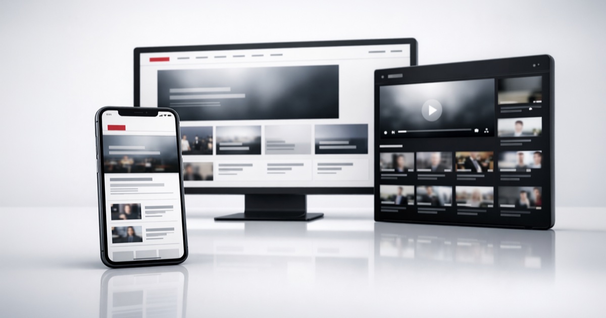 Platform redesign on multiple devices for one of Switzerland's most-used news platforms