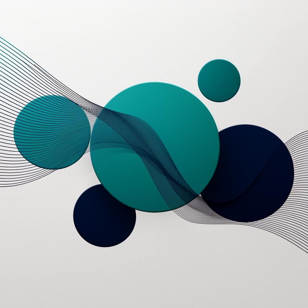 Abstraktes Visual für die Verbindung von UX, Analytics und Delivery